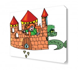 Ejderha Canvas Tablo