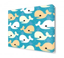 Sevimli Yunuslar Canvas Tablo