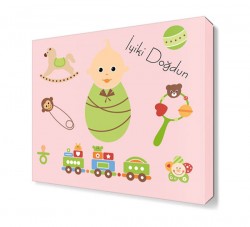 Doğum Günü2 Canvas Tablo