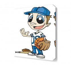 Sporcu Çocuk Canvas Tablo (1)