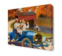 Robert Berran Eski Araba Canvas Tablo (1)