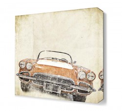 Nostalji Araba3 Canvas Tablo