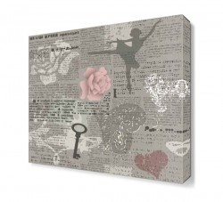 Nostalji Gazete Canvas Tablo