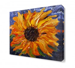 Yağlı Boya Sarı Çiçek Tablosu