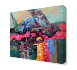 Dekorsevgisi - Pembe Araba Tablosu