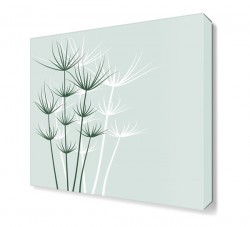 Yeşil Beyaz Çiçek Tablosu