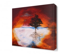 Ağaç Gölgesi Canvas Tablo