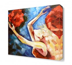 Dans Eden Sarışın Kız Tablosu